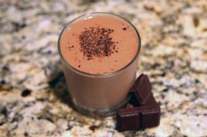 chocolate smoothie after workout