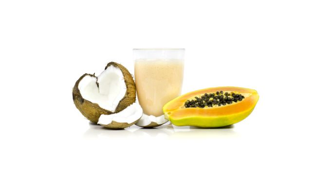 coconut papaya smoothie