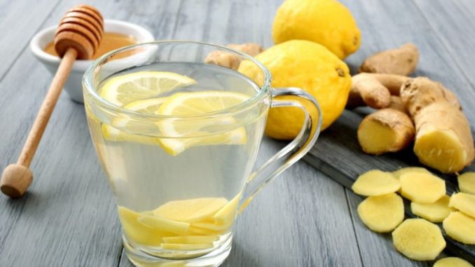 honey-lemon water