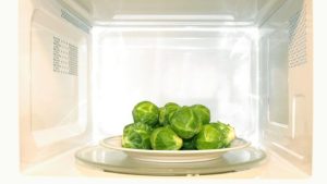 vegetables cooked in the microwave