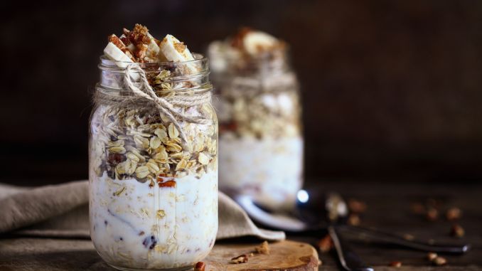 Maple and Brown Sugar Overnight Oats