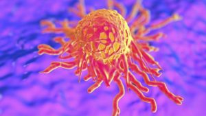 An illustration of a tumor on molecular level