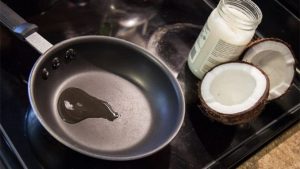 Cooking with coconut oil