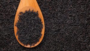 Black tea leaves composition