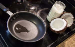 Cooking with coconut oil