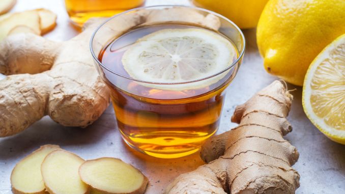 honey ginger warm lemon water- Best Immunity Drinks