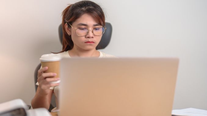 stressed-asian-woman-drinking-coffee - How to Be Stress-Free and Happy