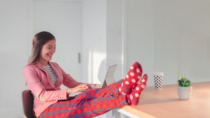 Asian woman relaxing