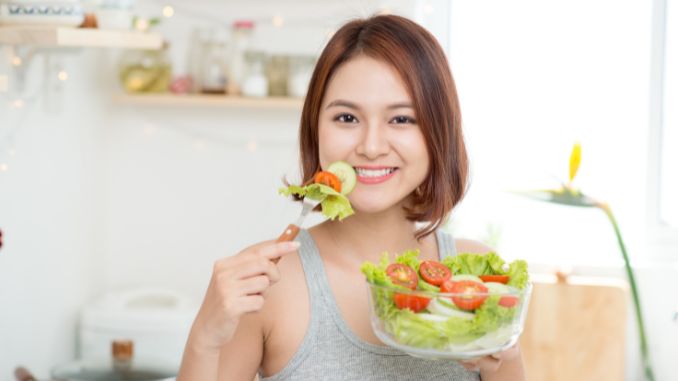 woman on a diet - Vitamins for Gut Health